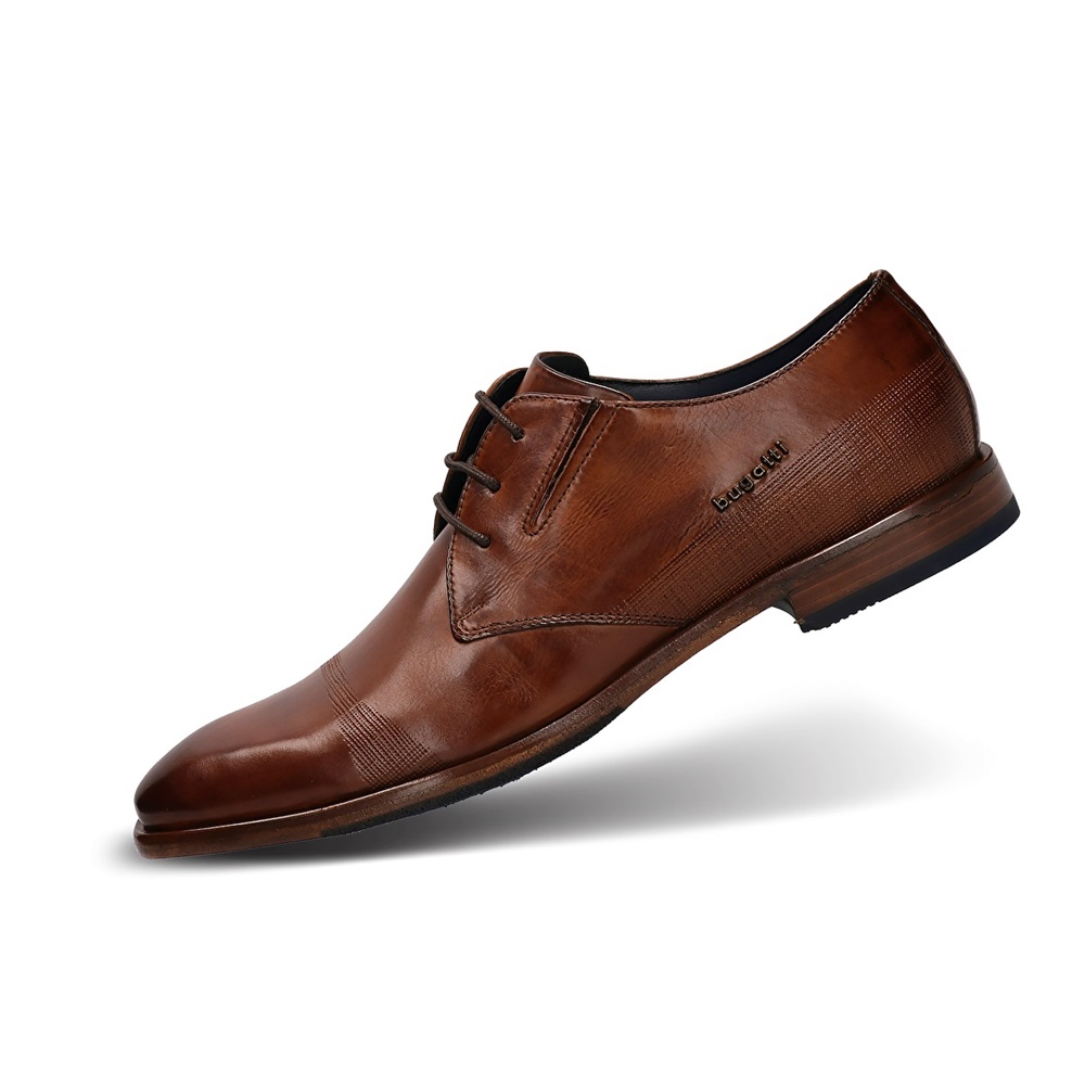 Brown Bugatti Mansueto Flex Men's Business Lace Shoes | New Zealand-69847